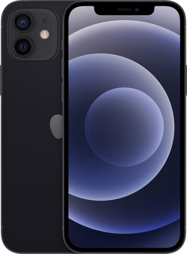 Mobiltelefon Apple Iphone 12 5g 128 Gb Sort Renoveret