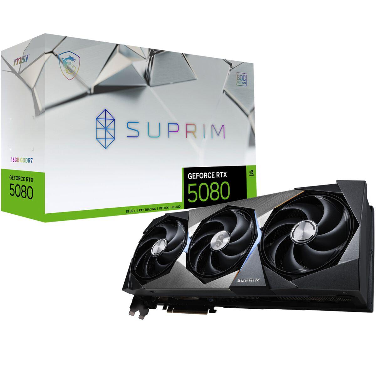 Msi Geforce Rtx 5080 16gb Suprim Soc Grafikkort 912-v531-009