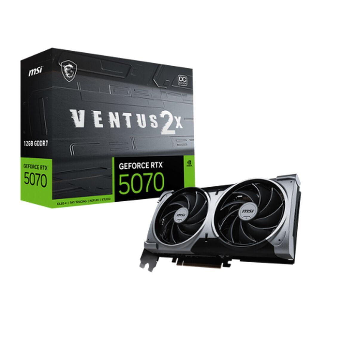 Msi Geforce Rtx 5070 Ventus 2x Oc 12 Gb Grafikkort