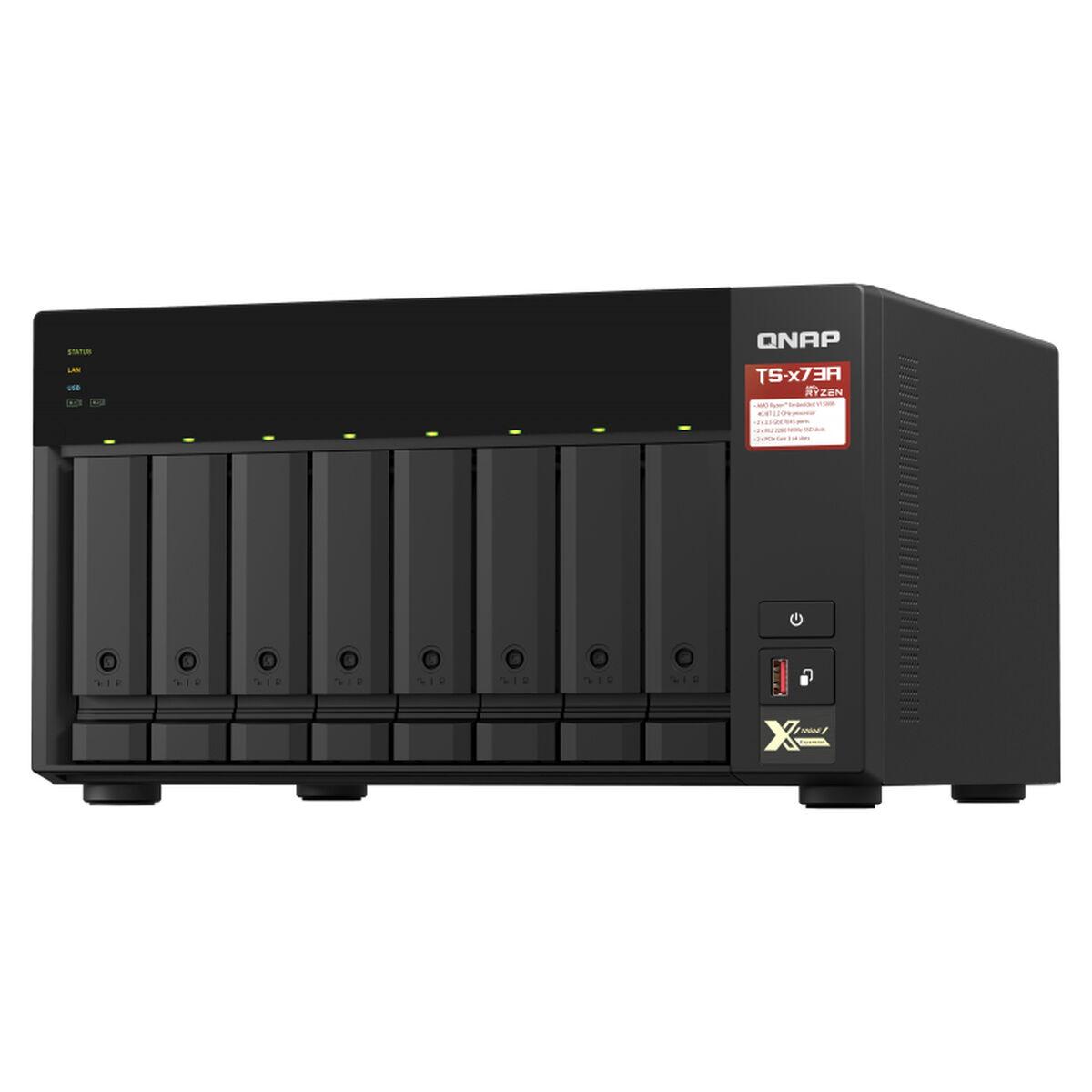Nas Server Qnap Ts-873a-8g Sort Amd Ryzen V1500b -bay