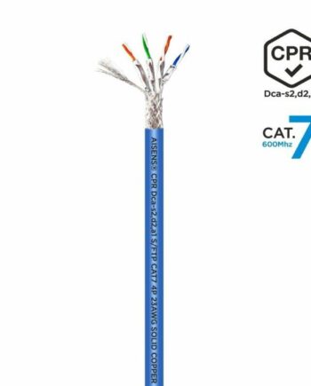Netværkskabel Cat7 Aisens Ftp Awg23 500   Spole  Blå