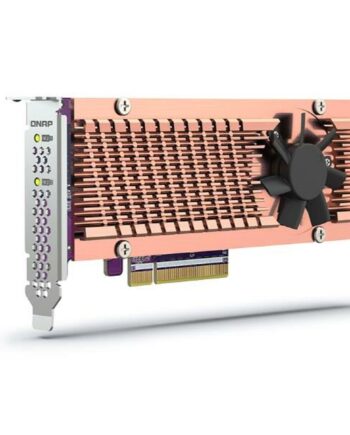 Netværkskort Qnap Qm2-2p-384a Pcie     Med     Og Aktiv Køling