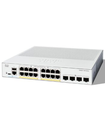 Netværksswitch Cisco Catalyst C1300-16p-4x Hvid