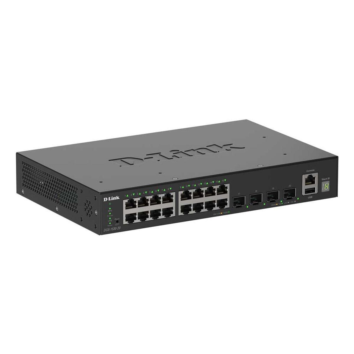 Netværksswitch -link Dgs-1530-20 Sort