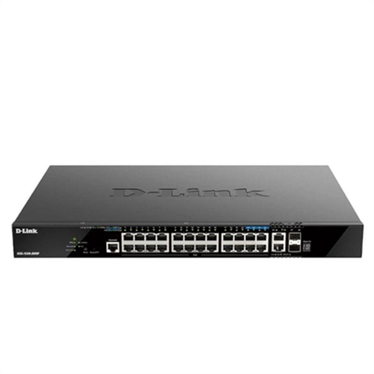 Netværksswitch -link Dgs-1520-28mp 24 Porte Gbps