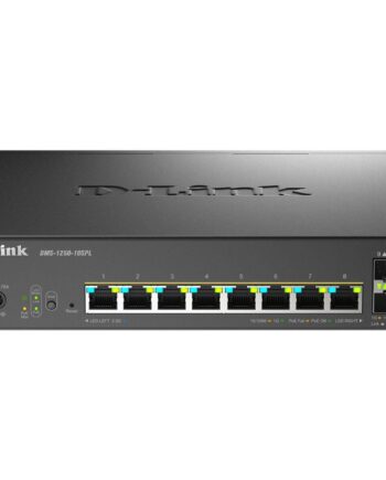 Netværksswitch  -link Dms-1250-10spl     Porte  Poe  Sort