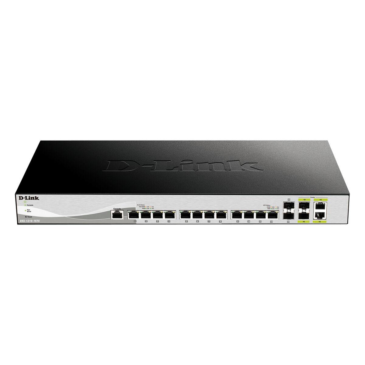 Netværksswitch -link Dxs-1210-16tc Grå