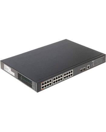 Netværksswitch Dahua Dh-pfs4226-24gt-360 24 Porte  Sort