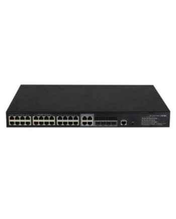 Netværksswitch H3c S5130s-28s-pwr-ei 24 Porte  Sort