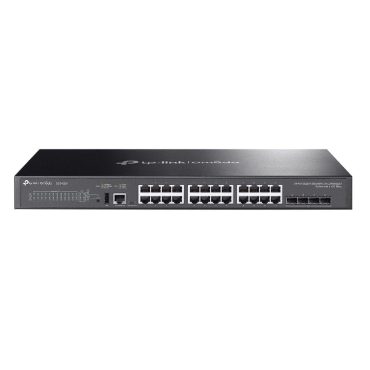 Netværksswitch Tp-link Sg5428x Sort