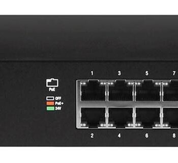 Netværksswitch Ubiquiti Edgeswitch 24-port Poe  L2 L3  Gigabit  1u  Sort
