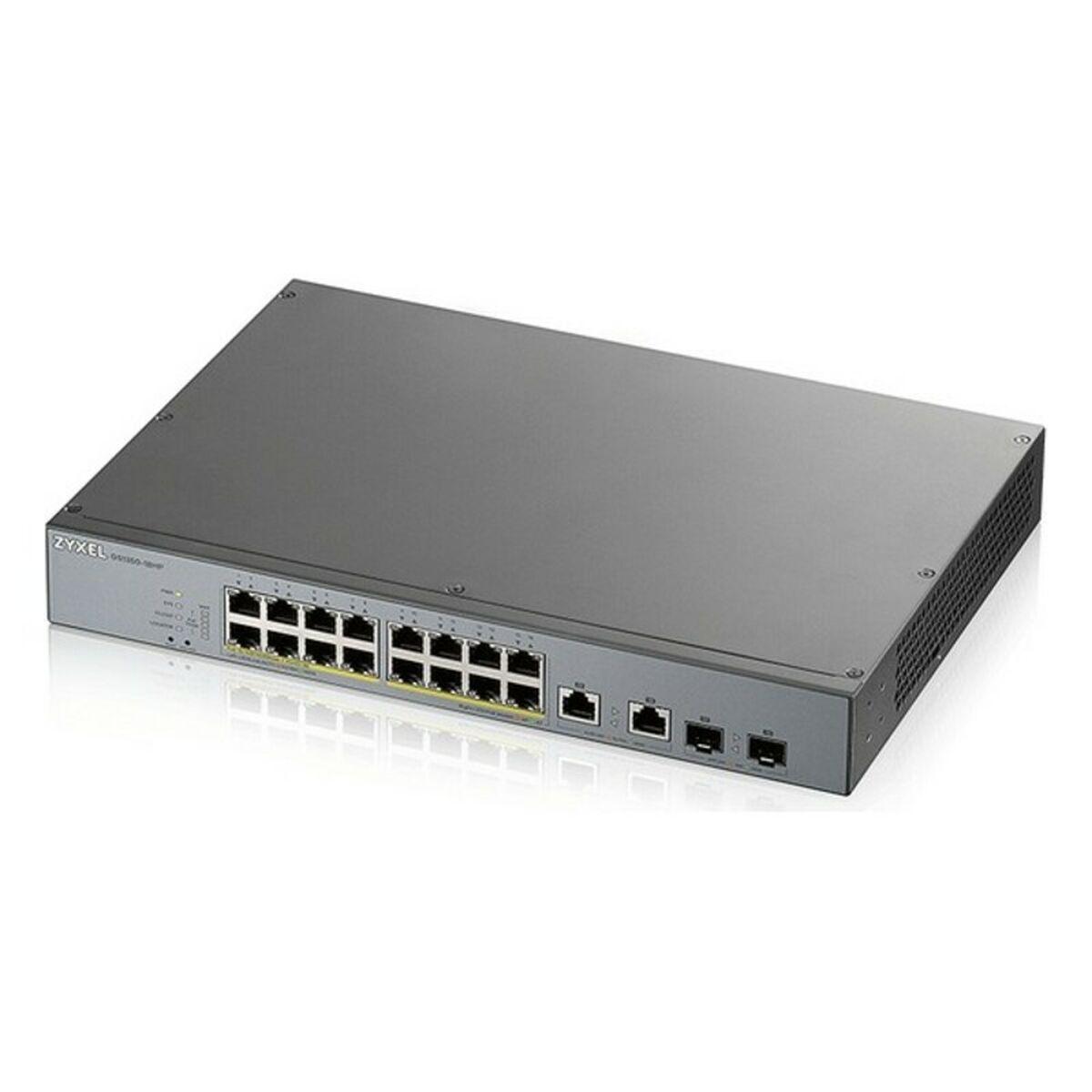 Netværksswitch Zyxel Gs1350-18hp 18 Porte 250 Grå