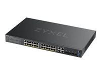 Netværksswitch Zyxel Gs2220-28hp 24x Gigabit Poe