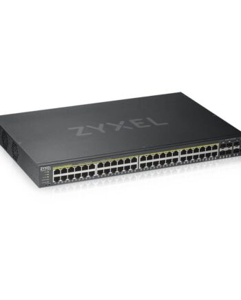 Netværksswitch Zyxel Gs1920-48hpv2 Poe  48 Porte  Managed Gigabit  Sort