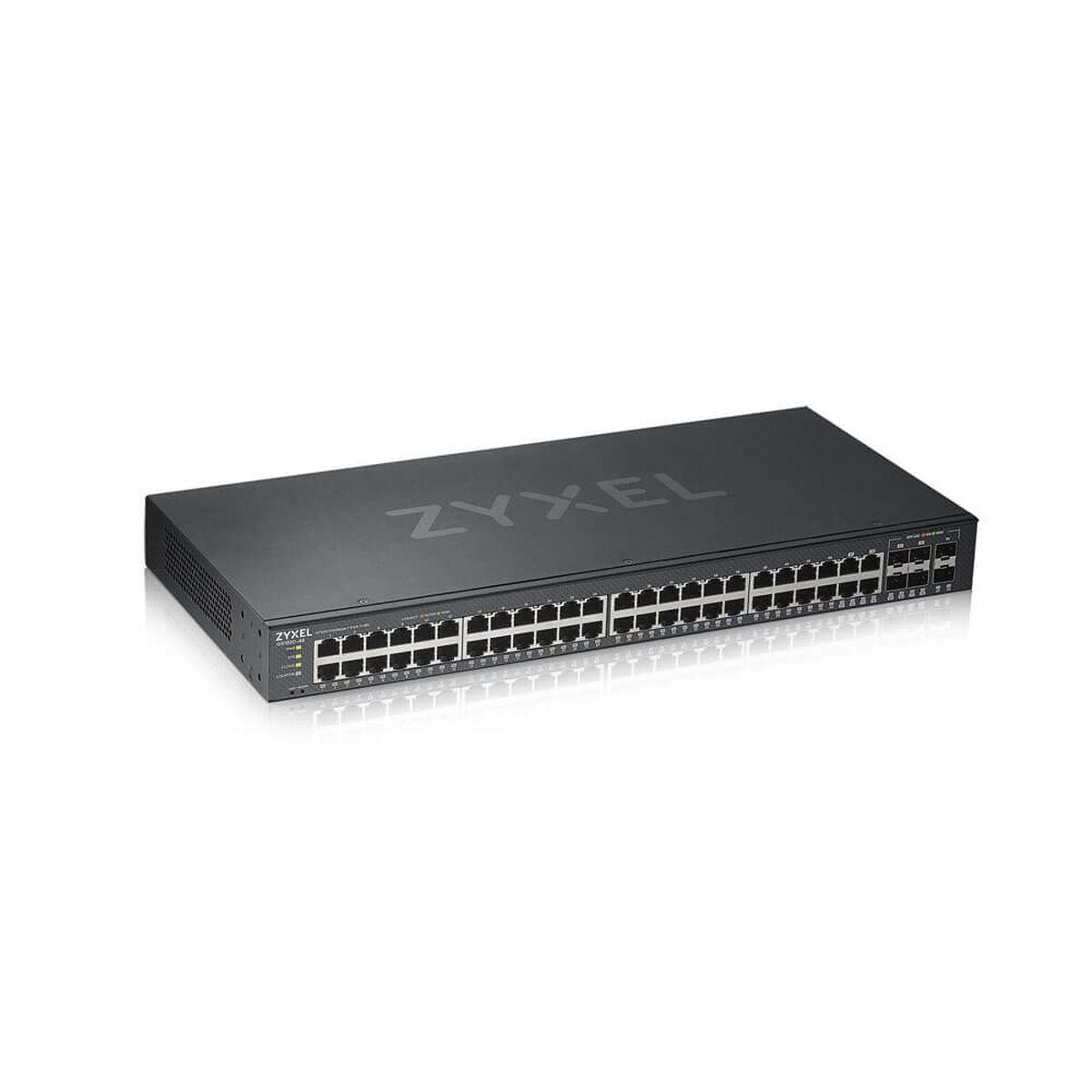 Netværksswitch Zyxel Gs1920-48v2 48 Porte Sort