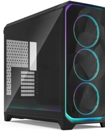 Pc Kabinet Fractal Design Meshify     Ambience Pro Rgb Light Tint  Atx  -atx  Sort  Tempereret Glas  Uden Strømforsyning