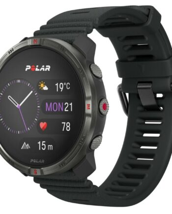 Polar Grit X2 Smartwatch Sort   -   Silikonerem
