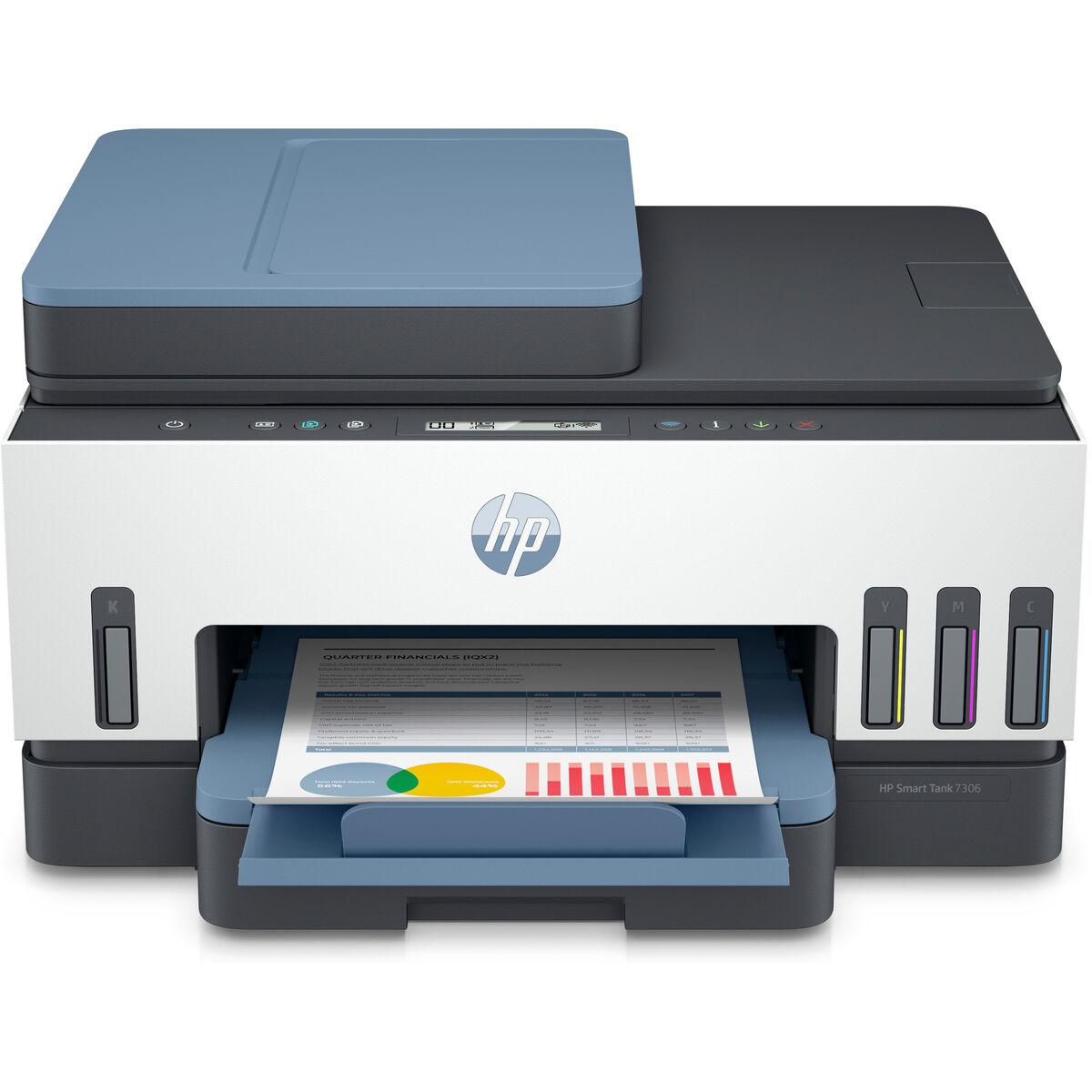 Printer Hp Smart Tank 7306 Multifunktionsprinter A4