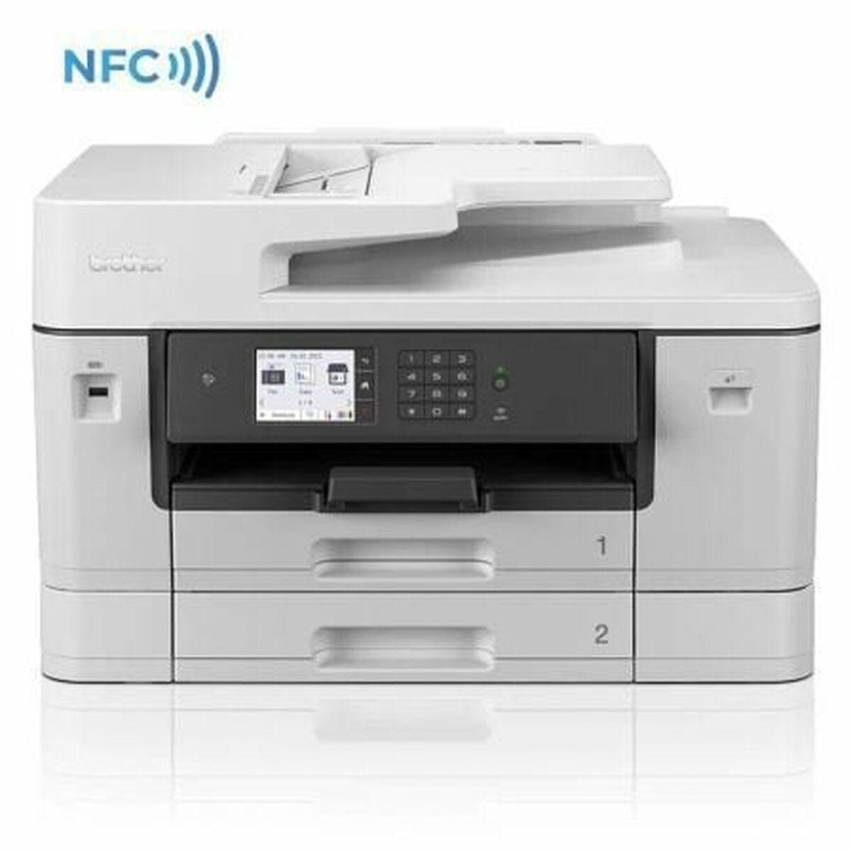 Printer Med Scanner Brother Mfc-j6940dw Multifunktion Hvid Grå