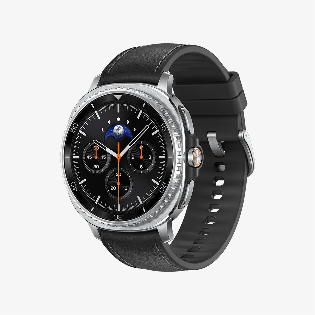 Samsung Smartwatch Sm-l500 Sort Sølv 46 Mm Amoled 34 Quot