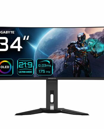 Skærm Gigabyte 34 Quot  Oled Gaming Monitor Mo34wqc 175 Hz Wqhd Ultrabred  21: