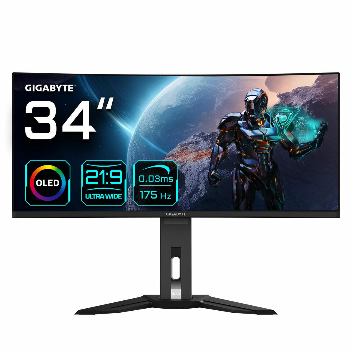 Skærm Gigabyte 34 Quot Oled Gaming Monitor Mo34wqc 175 Hz Wqhd Ultrabred 21: