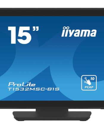 Skærm Iiyama Prolite T1532msc-b1s 15 Quot  Xga Touchskærm