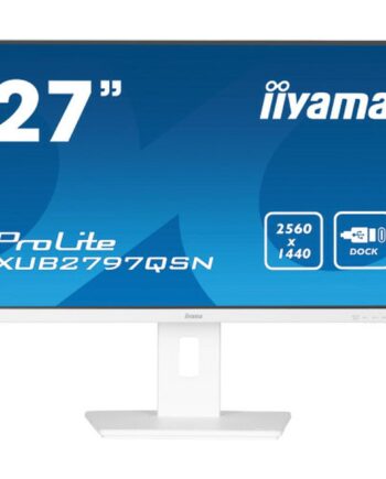 Skærm Iiyama Prolite Xub2797qsn-w2 27 Quot  Qhd Ips  Hvid