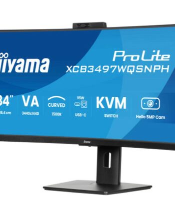 Skærm Iiyama 34 Quot  Ultrawide Quad Hd Xcb3497wqsnph-b1