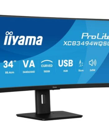 Skærm Iiyama 34 Quot  Ultrawide Quad Hd Xcb3494wqsu-b1