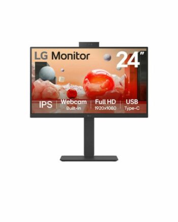Skærm Lg 24ba850-  24 Quot  Full Hd Ips Med Usb-  Og Webcam