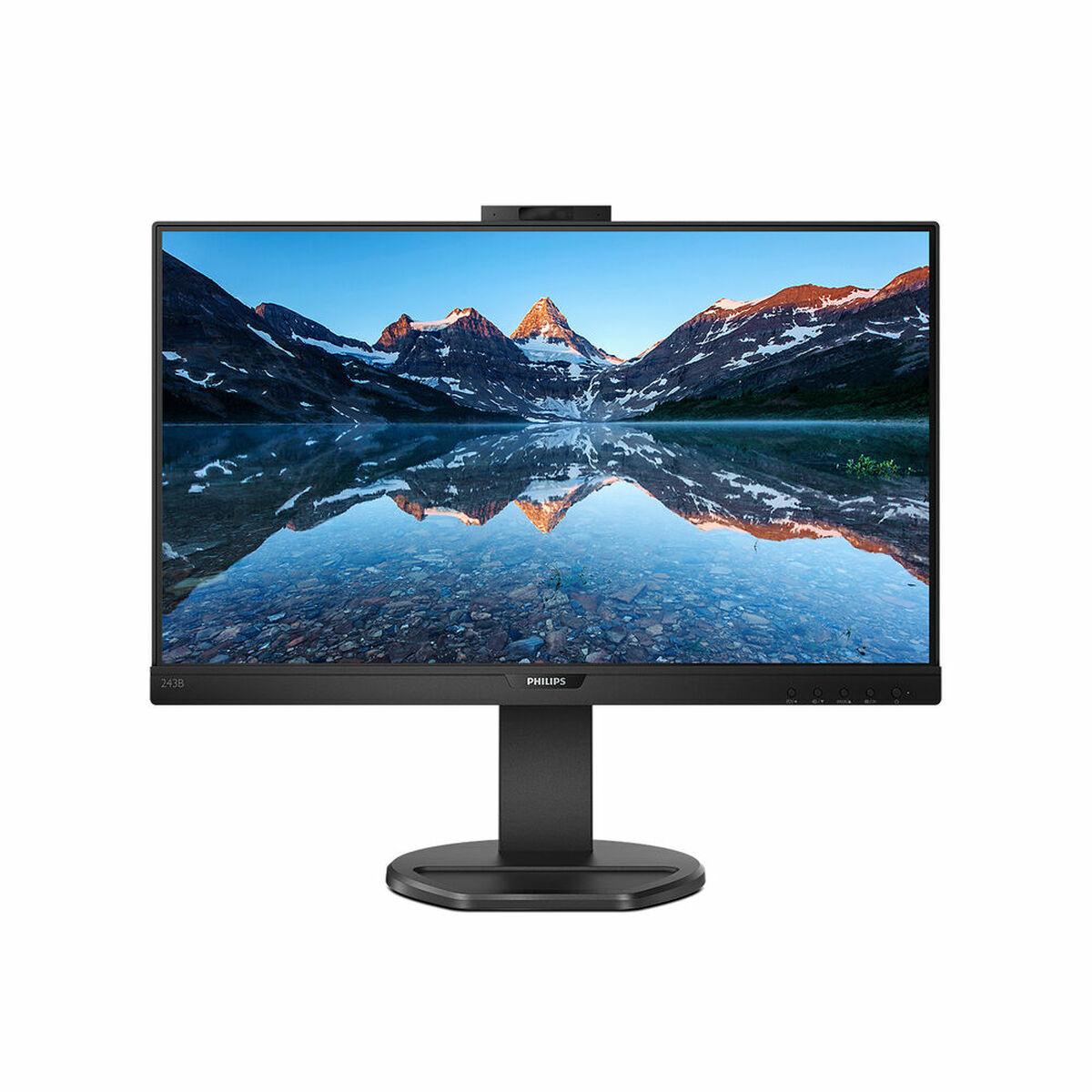 Skærm Philips 243b9h 23 Quot Full Hd Ips Med Usb- Og Webcam