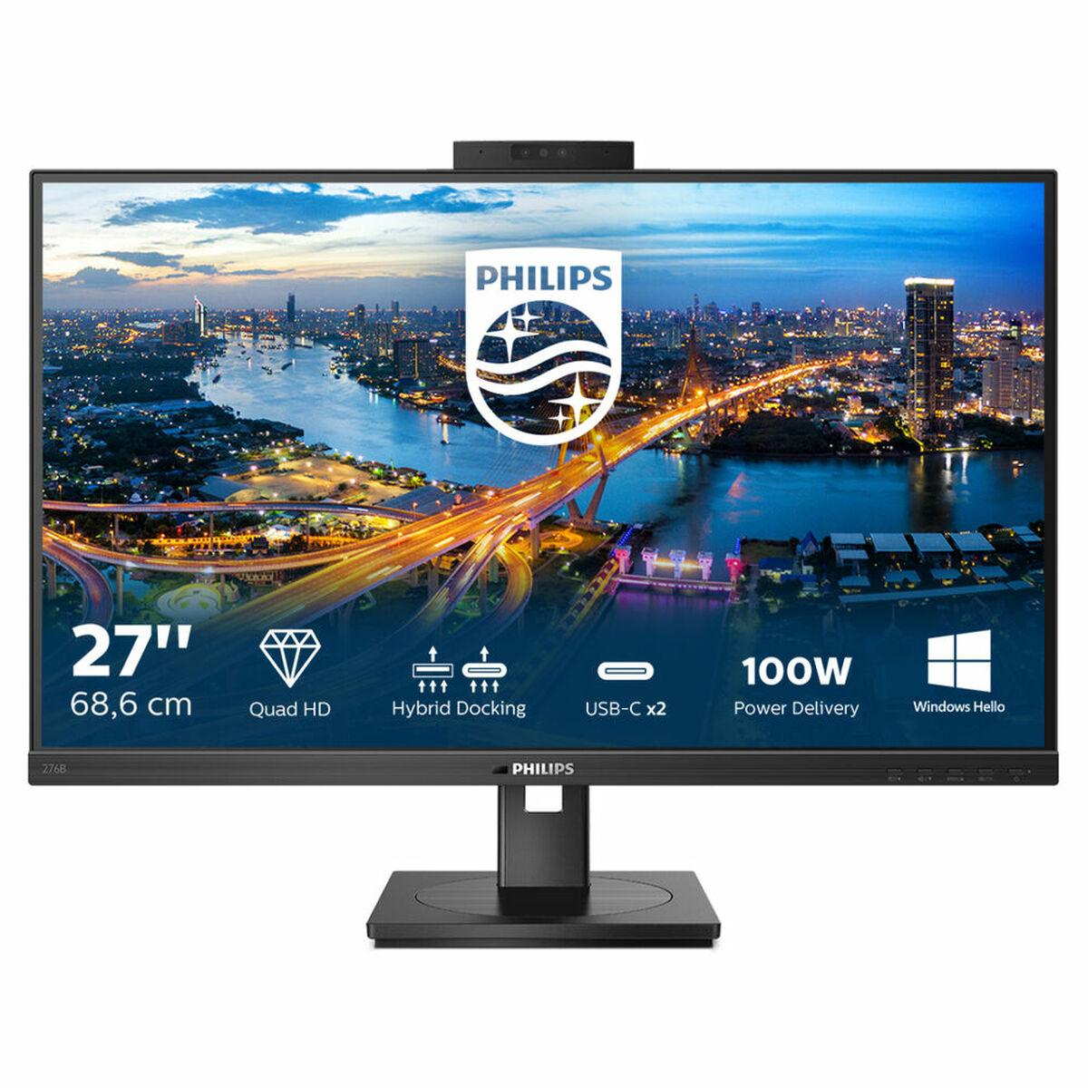 Skærm Philips 27 Quot 276b1jh Ips Quad Hd 75 Hz Usbc