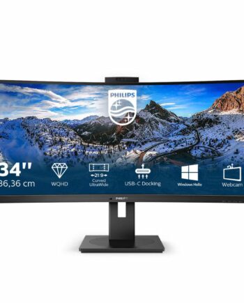 Skærm Philips 34 Quot  346p1crh Ultrawide Qhd Buet  Usb-   Webcam