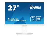Skærm 27 Quot Iiyama Prolite Xub2797qsn-w2 Qhd Ips 100 Hz Usb- Hvid