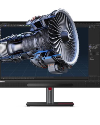 Skærm 27 Quot  Lenovo Thinkvision 4k Ips  Hdmi Dp Usb-   Sort