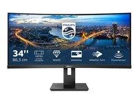 Skærm 34 Quot Philips 345b1c Buet Ultrawide Wqhd 100 Hz