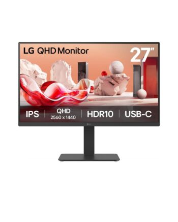 Skærm Til Gaming Lg 27ba65qb-  27 Quot  Qhd Ips Hdr10 Usb-