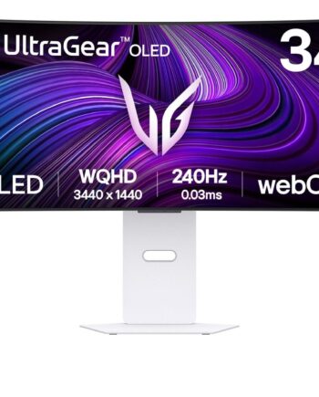Skærm Til Gaming Lg Ultragear 34 Quot  Oled Wqhd 240 Hz  Hvid