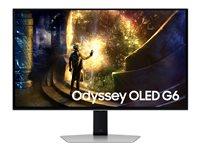Skærm Til Gaming Samsung Odyssey Oled G6 27 Quot Qhd 240 Hz Sølv