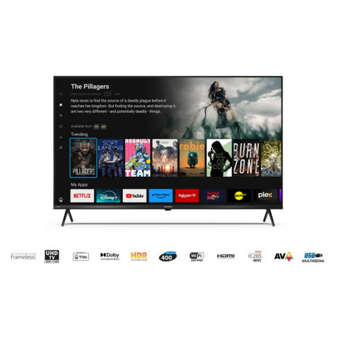 Smart Tv 43 Quot Sharp 4k Uhd Led 4t-c43gk4245eb