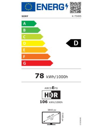 Smart Tv Sony 75 Quot  K75xr55bp 4k Hdr