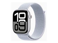 Smartwatch Apple Watch Series 10 Gps 46 Mm Sølvaluminium Sportsløkke Blå Sky