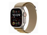 Smartwatch Apple Watch Ultra 49 Mm Naturlig Titanium Alpine Loop Gyldenbrun