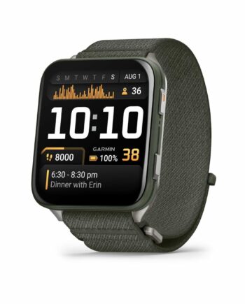 Smartwatch Garmin 010-02980-03 Sort Grøn Grå  Amoled  Gps