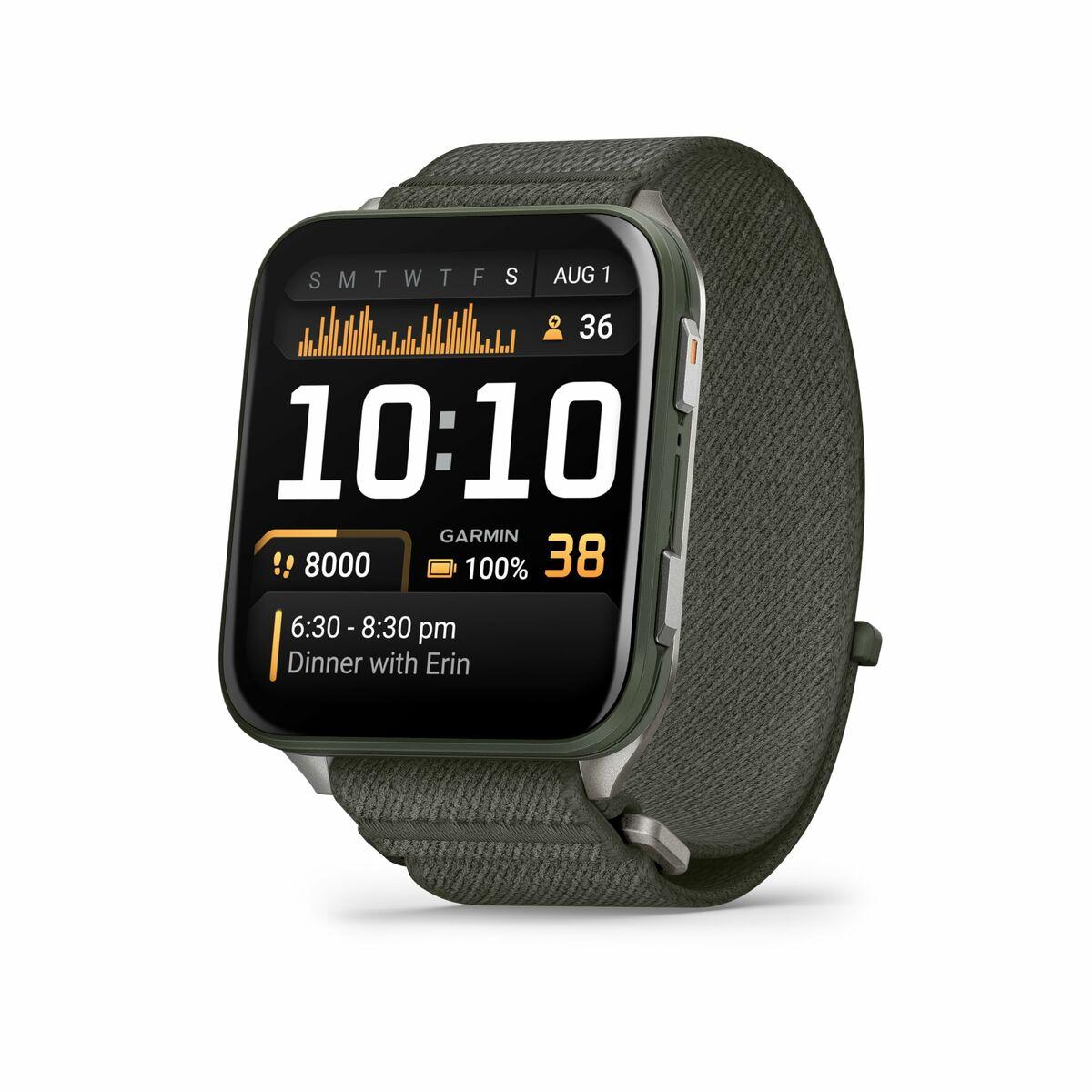 Smartwatch Garmin 010-02980-03 Sort Grøn Grå Amoled Gps