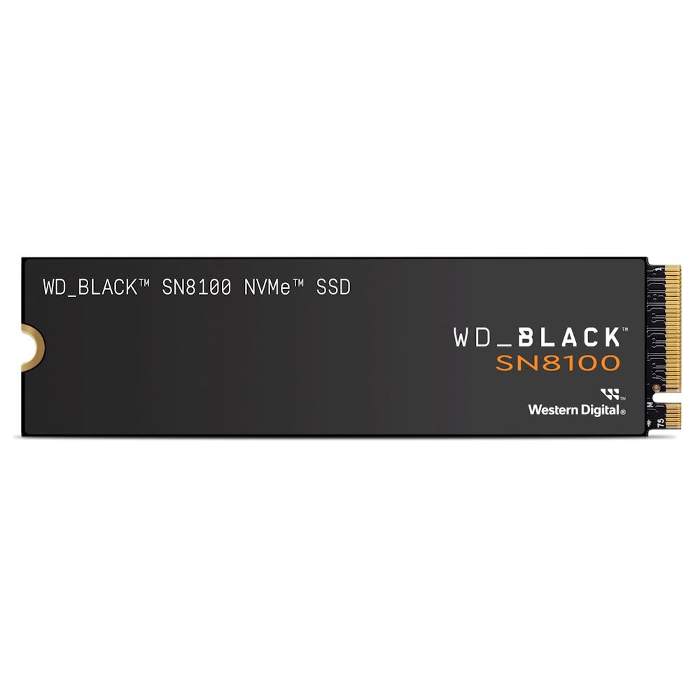 Ssd Nvme Sandisk Wd Black Sn8100 Tb Pcie X4 Uden Køleplade