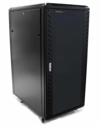 Startech Vægmonteret Rack Kabinet Rk2536bkf 25u  Stål  Sort