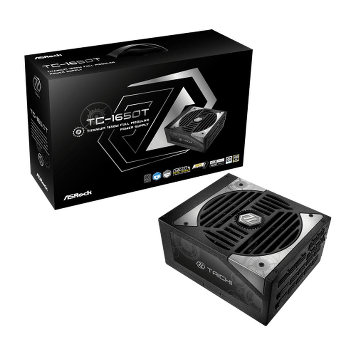 Strømforsyning Asrock 1650 80 Plus Titanium Modulær