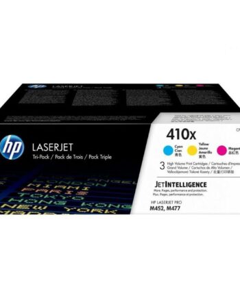 Toner Til Hp Laserjet Hp 410x Cf252xm  Tricolour  Cyan Magenta Gul  Høj Kapacitet   -pak